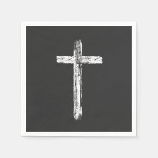 Christelijke Grunge Kruis Servet