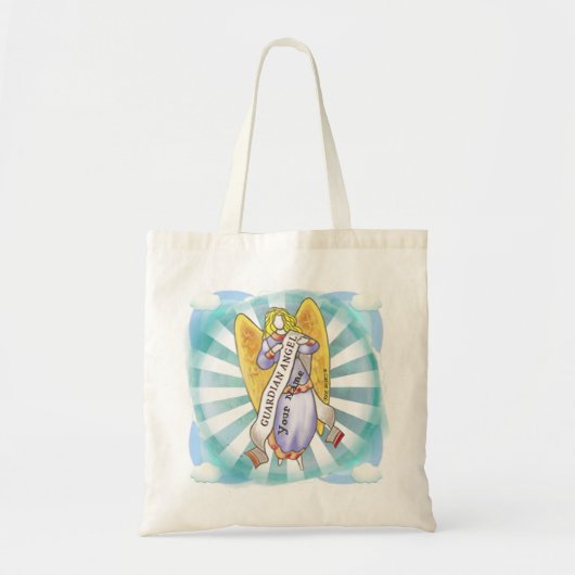 Christelijke Guardian Angel aangepaste Canvas tas (Voorkant)
