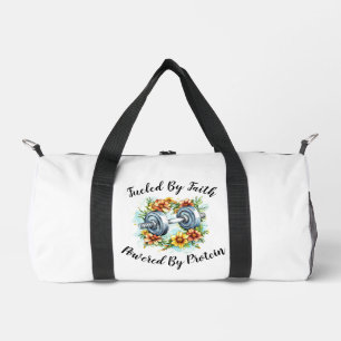 Christelijke Gym Bag Fueled by Faith Plunjezak
