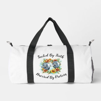Christelijke Gym Bag Fueled by Faith Plunjezak