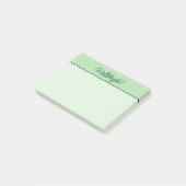 Christelijke Hallelujah plaknotitieboekje groen Post-it® Notes (Schuin)