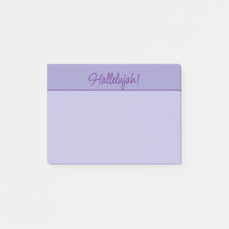 Christelijke Hallelujah Sticky Notitieblok in Paar Post-it® Notes