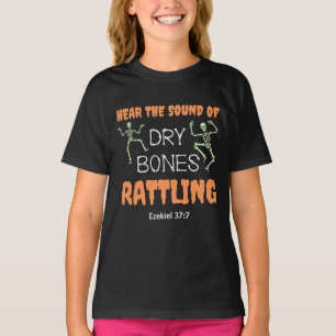 Christelijke Halloween DRY BOTTEN RATTLING Kindere T-shirt