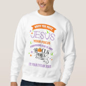 Christelijke Halloween FOCUS OP JESUS Hocus Pocus Trui (Voorkant)