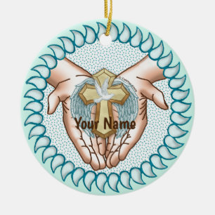 Christelijke Heilige Geest Handen Keramisch Ornament