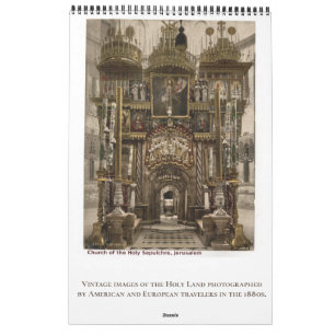 Christelijke Heilige Land Reizen Fotografie Kalender
