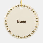 Christelijke Heren Gebed aangepaste ornament (Achterkant)