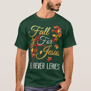 Christelijke herfst Herfst zomerseizoen einde zome T-shirt