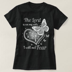 Christelijke hersenkanker De Heer staat aan mijn k T-shirt