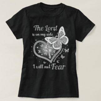 Christelijke hersenkanker De Heer staat aan mijn k T-shirt