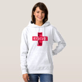 Christelijke hoodie van het Beloved Reborn Rescue (Voorkant volledig)