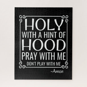 Christelijke Humor Heilige en Hood Legpuzzel