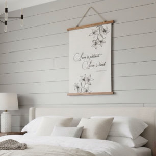 Christelijke huwelijkskoppels bijbelse versie hangend wandkleed