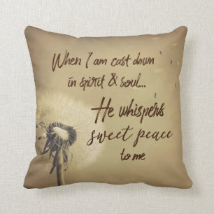 Christelijke Hymn Quote Kussen