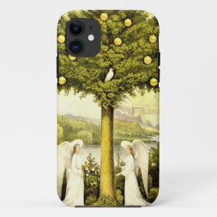 Christelijke illustratie van de levensboom 1892 iPhone 11 Hoesje