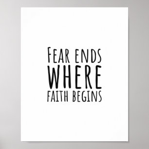 Christelijke Inspirerend berichten Poster