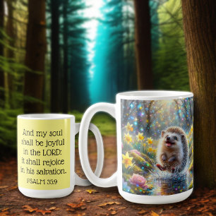 Christelijke Inspirerend Psalmen Whimsical Hedgeho Koffiemok