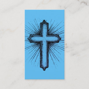 Christelijke Inspirerende Bijbel Religieus Kruis Visitekaartje