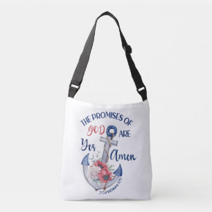 Christelijke Ja en Amen Bijbel 2 Corinthians 1:20 Crossbody Tas