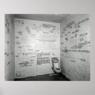 CHRISTELIJKE JAIL CELL GRAFFITI POSTER
