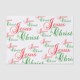 Christelijke Jesus Christ Christmas Tissue Paper Tissuepapier