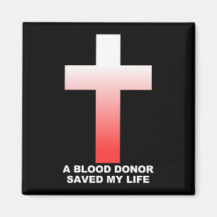 Christelijke Jezus Bloeddonor Redde Mijn Leven Magneet