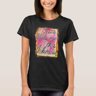 Christelijke Jezus Faith Jezus houdt van me. T-shirt