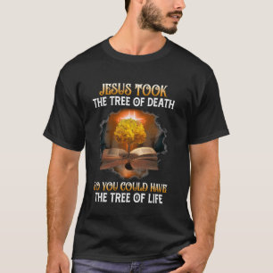 Christelijke Jezus geeft de boom van het leven T-shirt