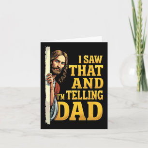 Christelijke Jezus Ik Zag Dat Ik Het Pa Vertel 1 Kaart