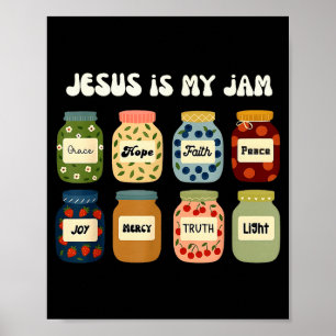 Christelijke Jezus Is Mijn Jam En Ik Ben Hier Om H Poster