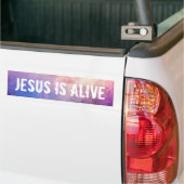 Christelijke Jezus leeft Bumpersticker (Op Truck)