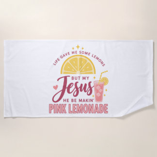 Christelijke Jezus Limonade Strandhanddoek voor Vr Strandlaken