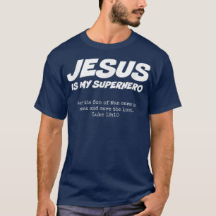 Christelijke Jezus Superheld Gift Christianity God T-shirt