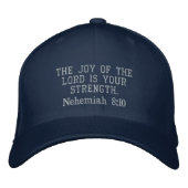 Christelijke Joy Lord Strength honkbalpet Geborduurde Pet (Voorkant)