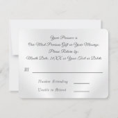 Christelijke jubileum- of trouwreactiekaarten kaart (Achterkant)