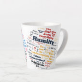 Christelijke JW LPMD Moed/Humility Latte Mok (Rechterhoek)