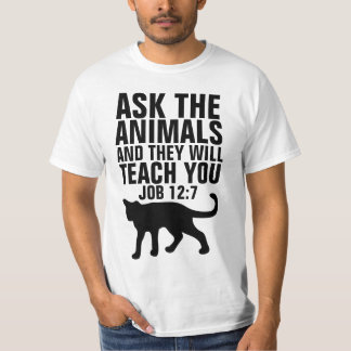 Christelijke kat T-shirts, VRAAG HET DE DIEREN, Jo T-shirt