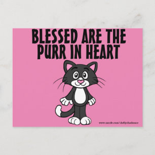 Christelijke Kattenmemen Briefkaarten, Gesponnen i Briefkaart