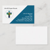 Christelijke Kerk Cross Theme Visitekaartjes (Voorkant / Achterkant)