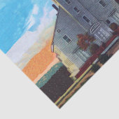 Christelijke kerk in de kleine stad Tissuepapier (Detail)