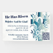 Christelijke kerk Jesus Cross Easter Spandoek (Horizontaal)