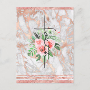 Christelijke Kerk Kruis Pasen Jezus Baptist Liefde Briefkaart