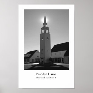 Christelijke kerk poster