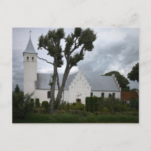Christelijke kerk Voldum Denemarken Briefkaart