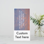 Christelijke kerkuitnodiging (Staand voorkant)