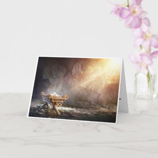 Christelijke Kerst Kaart (Orchidee)