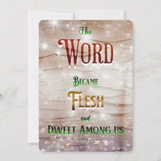 Christelijke Kerst Kaart 2023 Modern Design