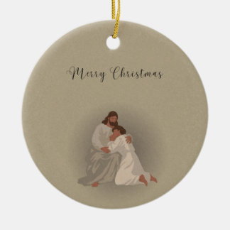 Christelijke Kerstbal Keramisch Ornament