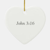 Christelijke kerstboomdecoratie keramisch ornament (Achterkant)