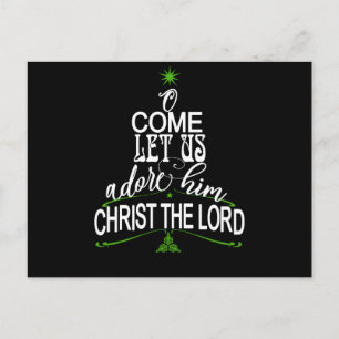 Christelijke kerstcadeaus voor mannen en vrouwen briefkaart